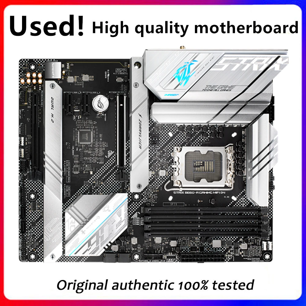 Per Rog Strix B660-A Gaming Wifi D4 Scheda Madre Lga 1700 Per Intel B660 Ddr4 M.2 Nvme Scheda Madre Desktop Originale Scheda Madre Usata