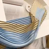 Ladies' Spring and Summer Scarves Are Fashionable Simple and Versatile with Pleats and Ins Scarves Paired with Skirts 5