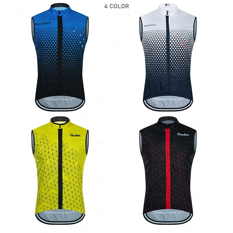Windproof cycling jackets unisex bicycle coats cycling clothing bike maillot sports sleeveless vest light thin jersey