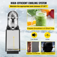 VEVOR 3/6L 1/2 Jar Commercial Slushie Machine Slush Maker Frozen Drink Dispenser Ice-Cool Juice Smoothie Granita Vending Machine 2