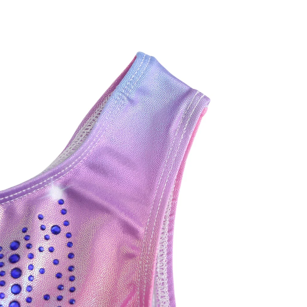Gymnastics Leotards for Girls Dance Leotard Sleeveless Dancewear Athletic Ballet Dance Dress Kids 5-14 Y children dance leotards