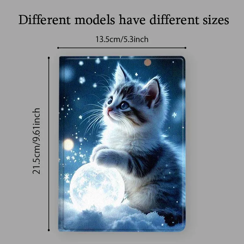 Adorable Cartoon Cat Tablet Case Cover