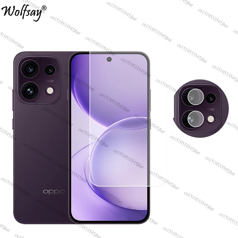 Premium Camera Lens and Screen Protector for Clear Viewing - 6.57-inch Glass for Oppo Reno Series