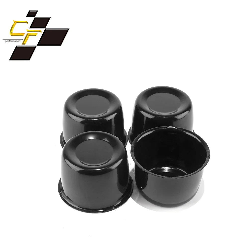 CFPerformance 1/4 Stück 84 mm Edelstahl-Durchsteckkappen für 3,37 Zoll Anhänger-/LKW-Felgen mit 2,2 Zoll Durchmesser und 2,2 Zoll Höhe, durchsteckbar aus Stahl – Detail 3