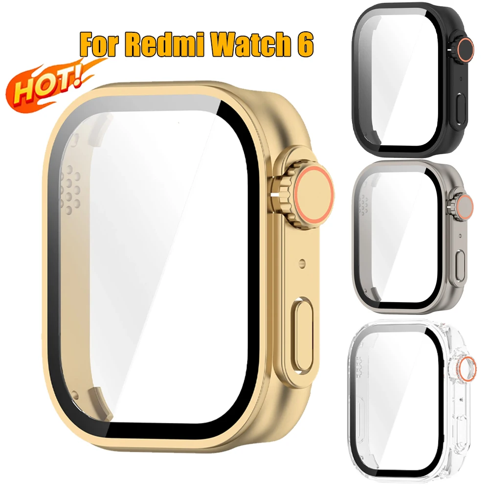 Premium Glass+PU Protective Case - Anti-Scratch Hard Cover