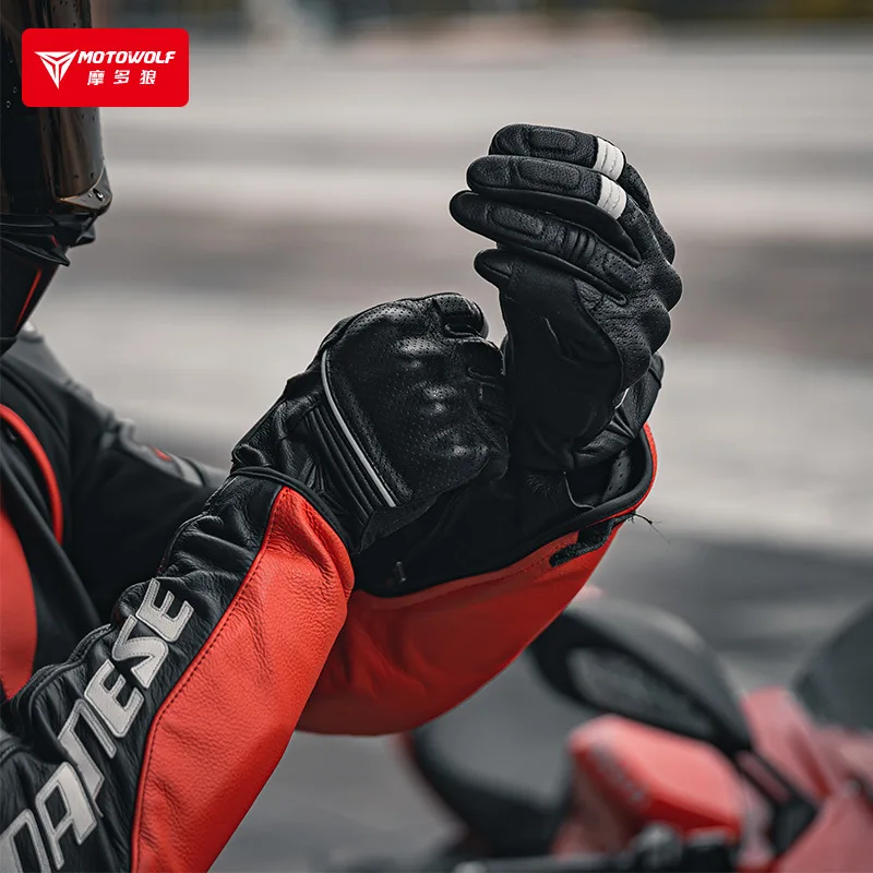 Men\'s Leather Summer Motorcycle Gloves Motorbike 오토바이 장갑 Luvas Motocicleta Handschuhe Gant Guantes Moto Verano Luva Motociclista