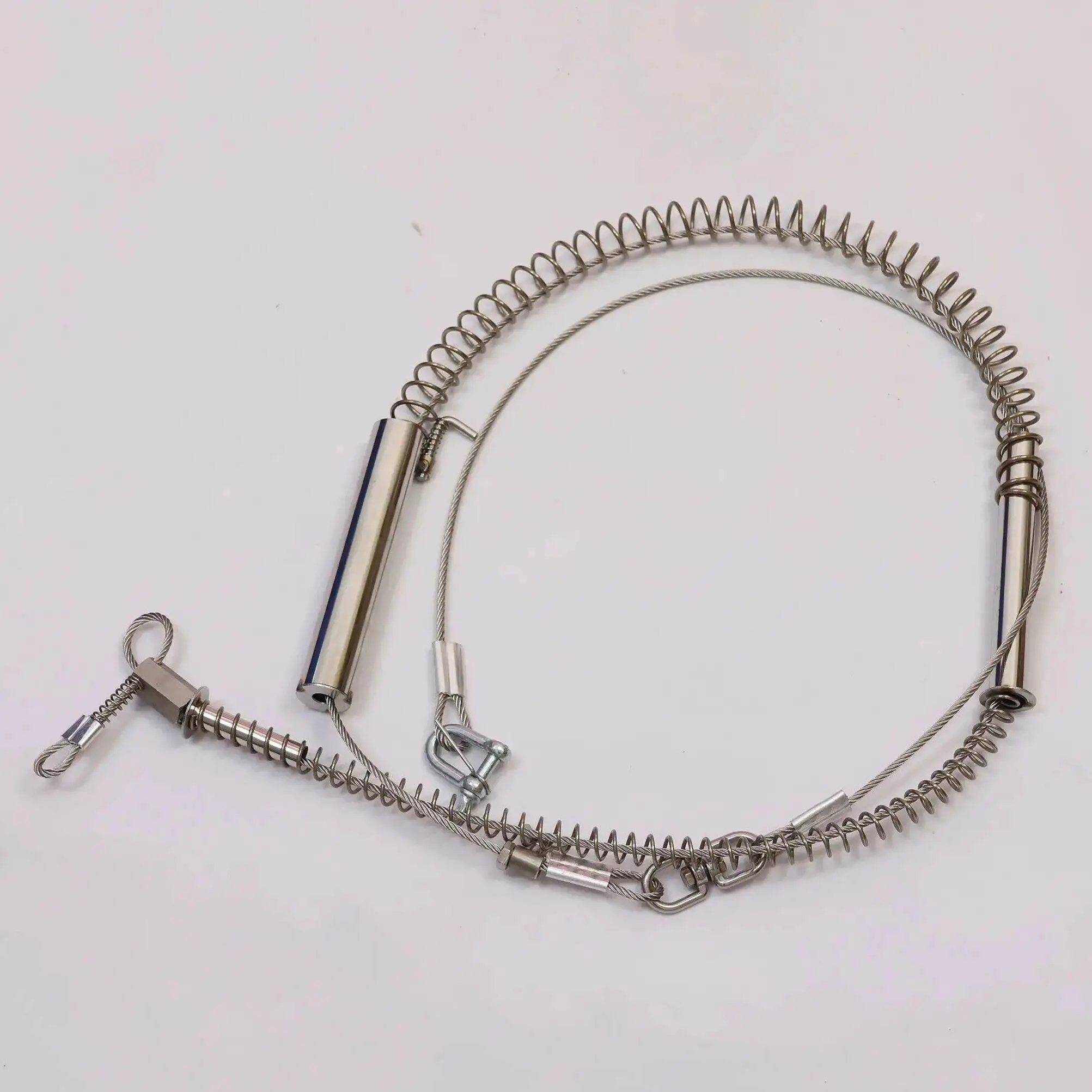 야생 멧돼지 트랩, 여우/쥐 트랩 교체용 1PC 이중 강력 스프링 (너트 포함, 직경 4MM)