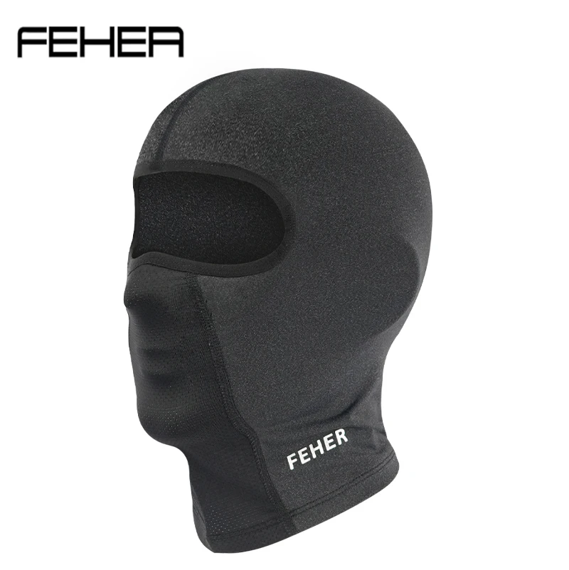 원래 FEHER Balaclava 오토바이 타기 후드 올 ??시즌 방풍 따뜻한 고품질 야외 여행 전문 모터 후드