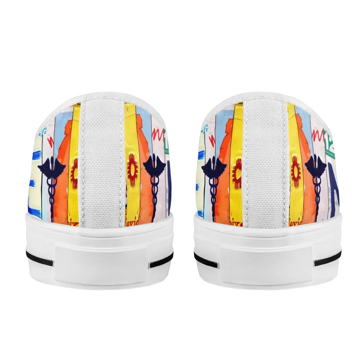 License Plate Nurse Life Design Vulcanize Shoes Woman Sneakers Fashion Canvas Shoes Feminino Zapatos Mujer