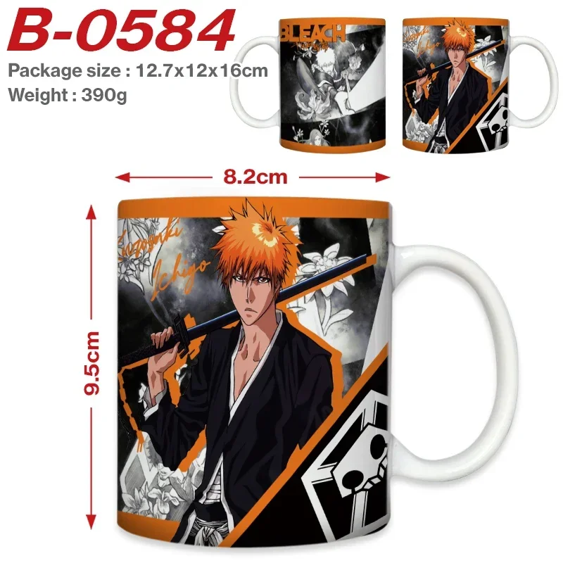 Anime Bleach Kurosaki Ighigo Coffee Mug Ceramic Tea Cup Mugs