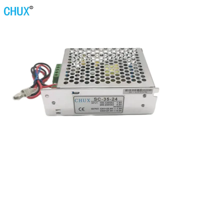 

CHUX 35W 24V 27.6V UPS Switching Mode Power Supply Charge Function Monitor Universal AC charger voltage SC-35W-24 SMPS