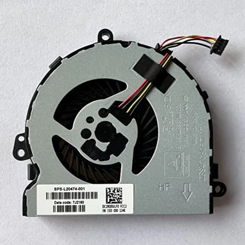 

Новый вентилятор ЦП для HP 15DA 15DB 15-DA 15-DB 15-DR 15Q-DX 15T-DS 15-DB0011DX TPN-C136 TPN-C129 TPN-C130 DFS470805CLOT