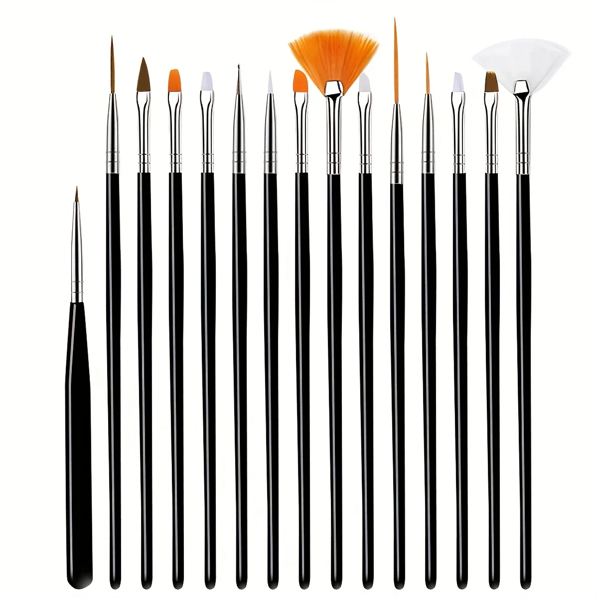 Pottery Brush Tools Acrylic Pen Rocks Ceramics Painting Nail Dotting Pattern Dot Pens 15pcs painting brushes