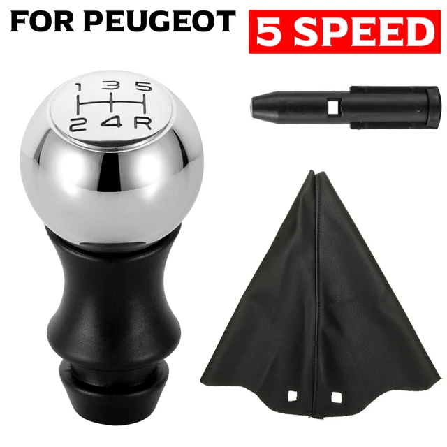 POMMEAU LEVIER DE VITESSE MANUEL POUR PEUGEOT 208 308 2008 3008