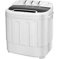 Compact Washing Machine 13lbs Capacity Twin Tube Washing Machine Washer and Spin Cycle Combo 1