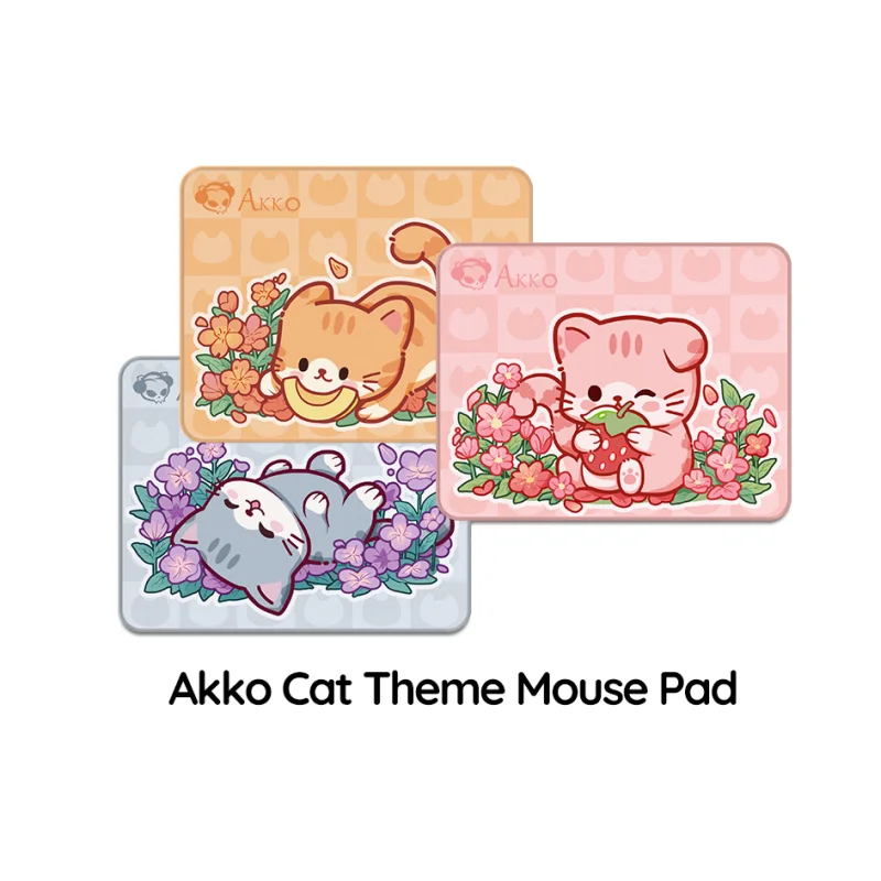 Mouse Pad Gaming Mousepad Akko Cute Cat / Capybara Theme Mouse Pad 36X28cm Cartoon ESports Game Keyboard Mice Pad Kawaii Anti-slip Locking Edge Desk