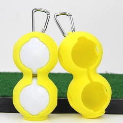 Silicone Golf Ball Holder with Buckle - Protective Cover and Training Accessory (1)