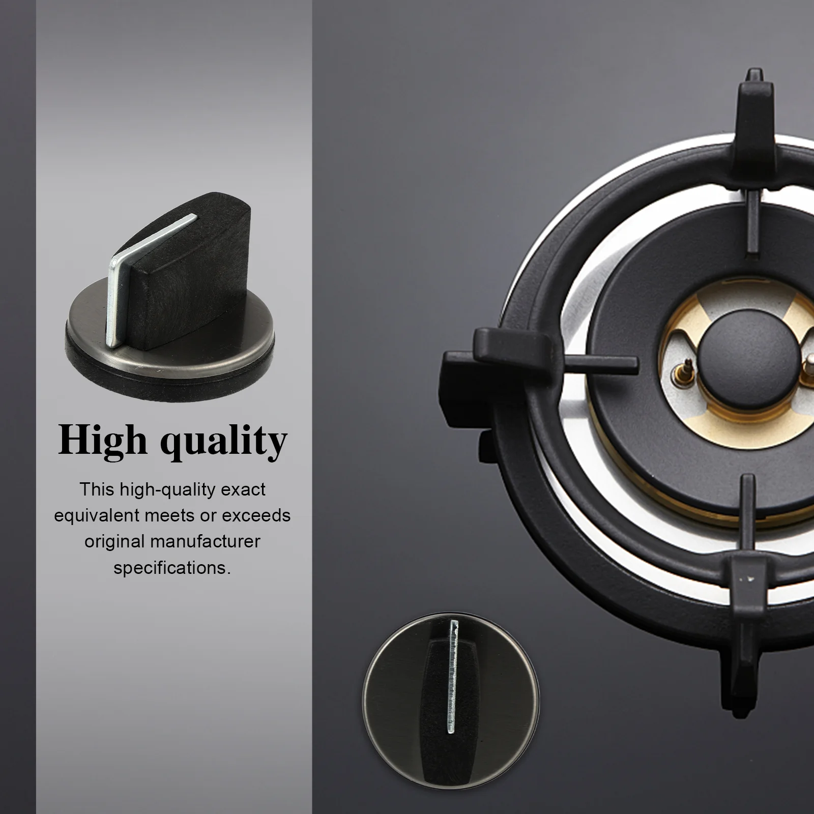 4 Pcs Gas Stove Ignition Buttons Home Gas Stove Accessories Right Angle 0&deg; Plastic Knob