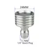 High Pressure Wash Water Gun Garden Watering Shower Tool Sprayer Nozzle Adaptor Stainless Steel 4