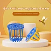 1PC Bird Parrot Feeder Cage Fruit Vegetable Holder Cage Access Hanging Basket Container Toy Pet Parrot Feeder Cage Supplies 5