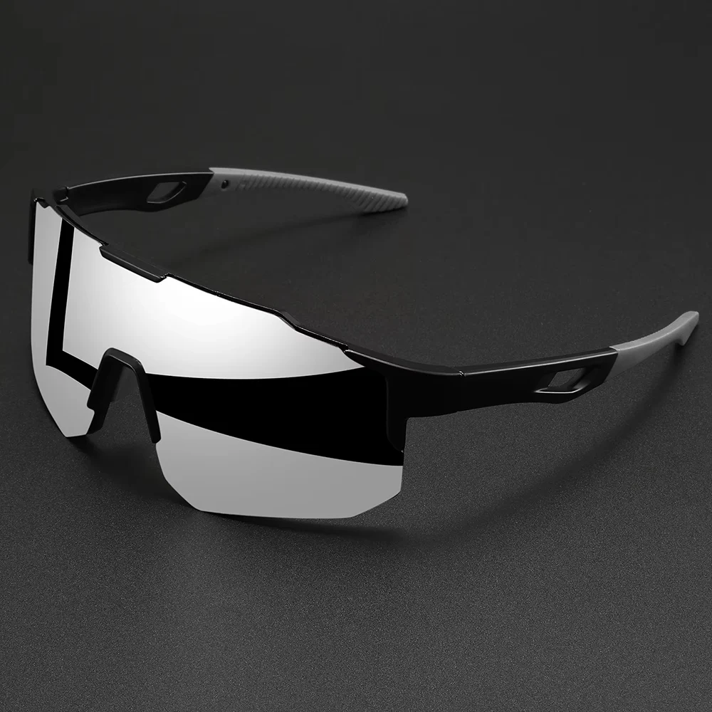 Vibrant Wraparound Sports Sunglasses - UV400 Protection, Unisex Comfort Fit for Outdoor Activities