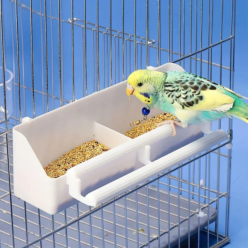 Bird Feeder Double grid stand bird feeding trough 1 pc