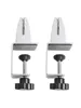 2pcs Office Desk Partition Clip  Adjustable Screen Fixed Clip Glass Clamp Desktop Bulkhead Furniture Fixture Clamps Hardware 1