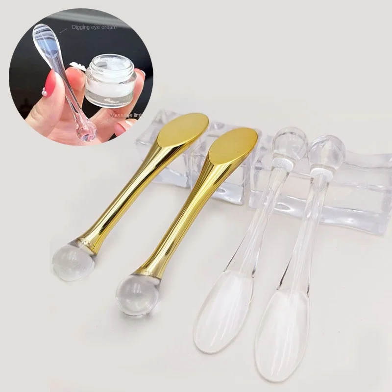 3/5Pcs Acrylic Cosmetic Spatulas Scoop Eye Cream Applicator Anti