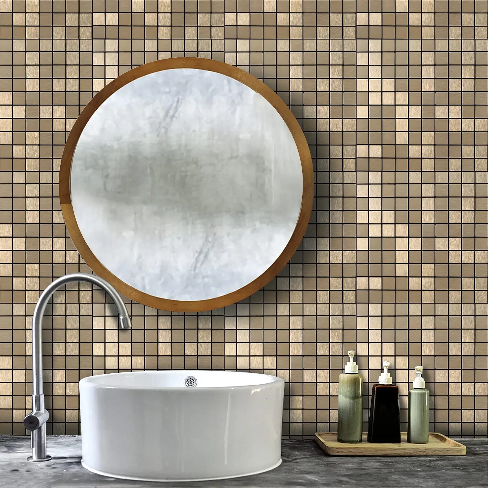 Azulejos de pared antisalpicaduras para cocina, azulejo de mosaico  autoadhesivo impermeable, paneles de pared 3d, azulejo de baño contra  salpicaduras, Lowes - AliExpress, image size:1600x1600