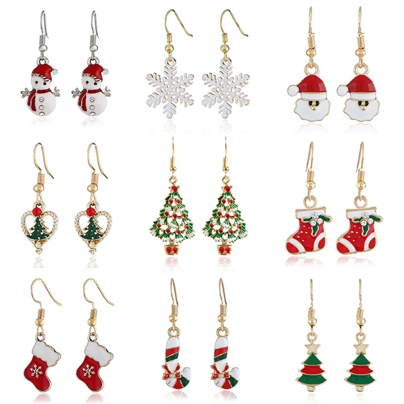 Santa Claus Bracelet Alloy Pendant Christmas Decorations for Home Happy New Year 2023 Christmas Tree Ornaments Xmas Gifts Noel