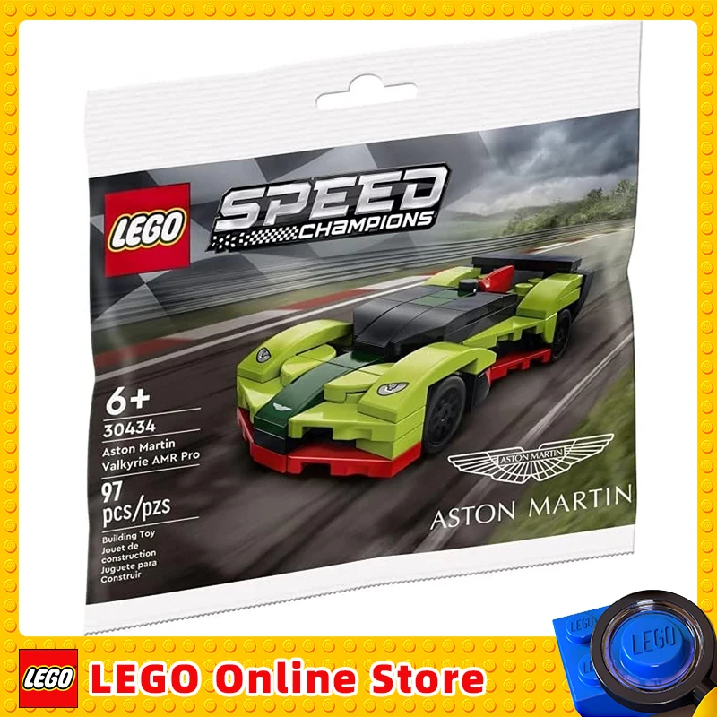 Lego Speed Champions Aston Martin Valkyrie Amr Pro 30434 Mattoni Giocattolo Per Età 6 + (97 Pezzi) Compleanno Natale Regalo Di Capodanno
