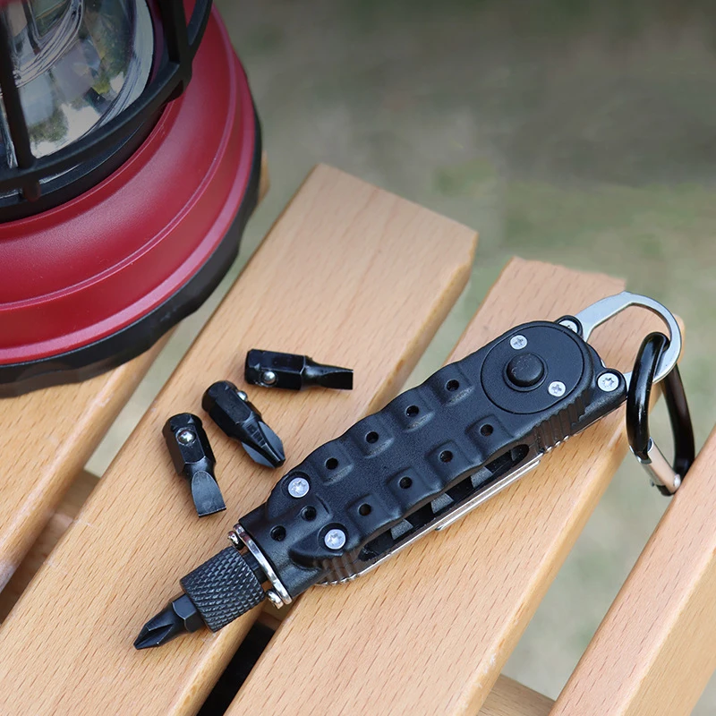 Pocket Tools 4PCS Ini Pocket Screwdriver Set Keychain Outdoor Tool