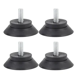 Anti - Slip Rubber Suction Cup Feet with Screws for Furniture and Fitness Equipment (4pcs M8)