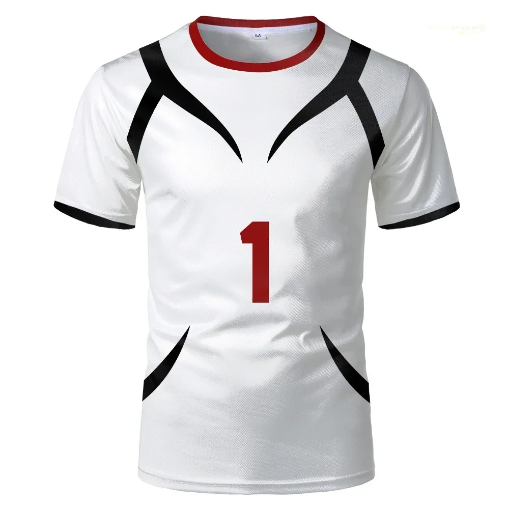 Anime Blue Lock MICHAEL KAISER 3D  Men's T-shirt Plus Size Fashion Sports Short Sleeved Tees Sports Tshirt Kids Tops 2025 5