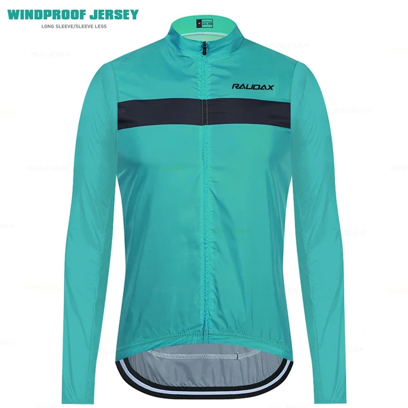 Raudax Cycling Jackets Unisex Windproof UV Protection Compact Top