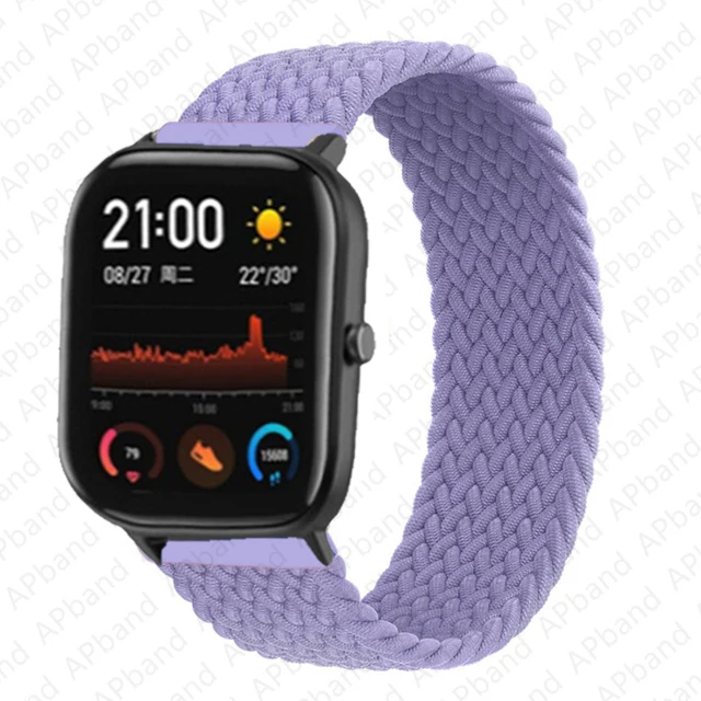 Braided Solo Loop Watch Strap - 20mm & 22mm Adjustable Band