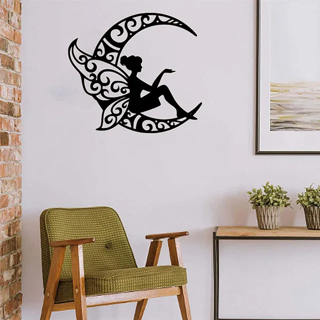 Tündérkert Fém Vasszobor Kézműves Kerti Dekoráció Beltéri És Kültéri Díszek Érdekes Forró Szobrok - Image 2