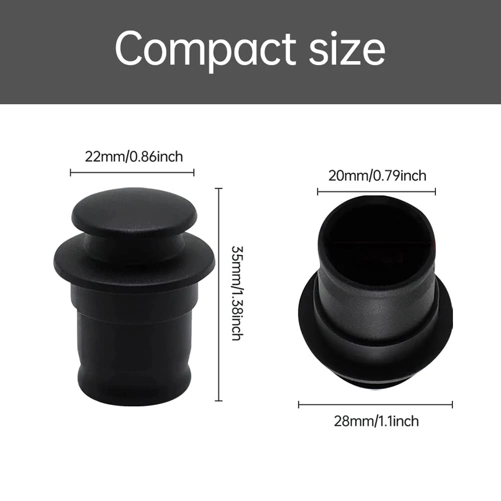 Universal Cigarette Lighter Cover Waterproof Dustproof Plug Cover 2.1/2.2cm Hole Car Cigarette Lighter Socket Protector Dust Cap