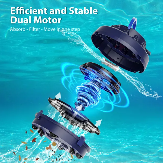Neobot Small Cordless Robotic Pool Cleaner sold by Dirt Free Spots