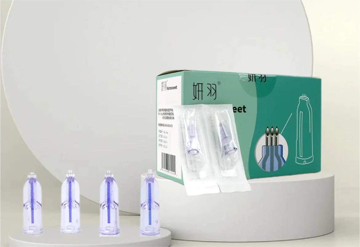 안티 에이징 필링 3 바늘 목 스레드 스킨 케어 도구