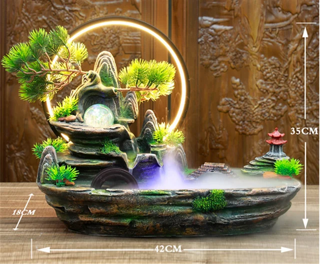 リビングや寝室等に室内噴水自動加湿器にもなりますが基本的に開運です水の置物リラク リビングや寝室等に室内噴水自動加湿器にもなりますが基本