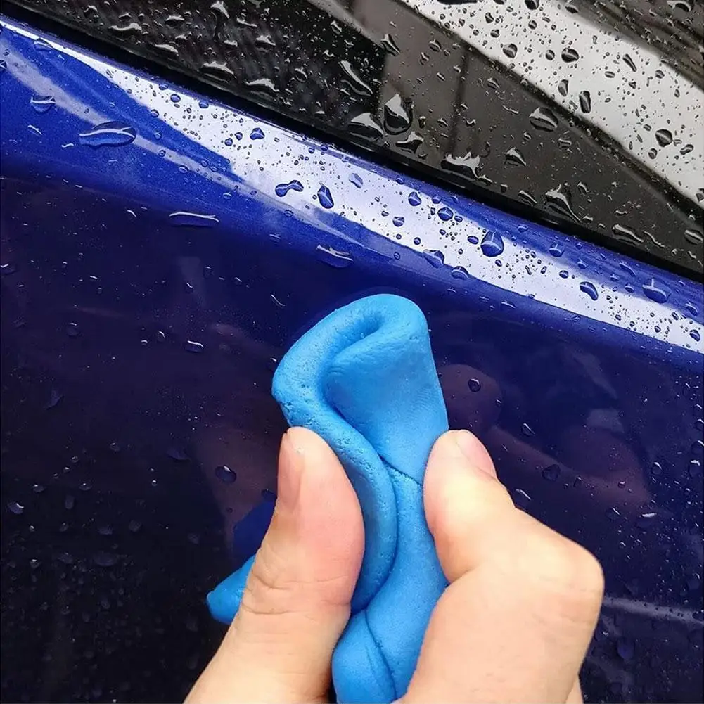 Handheld Car Cleaning Detailer Blue Magic Clay Sludge Remover For Spotless Car Wash Mini Size Automotive Accessories Z7U4