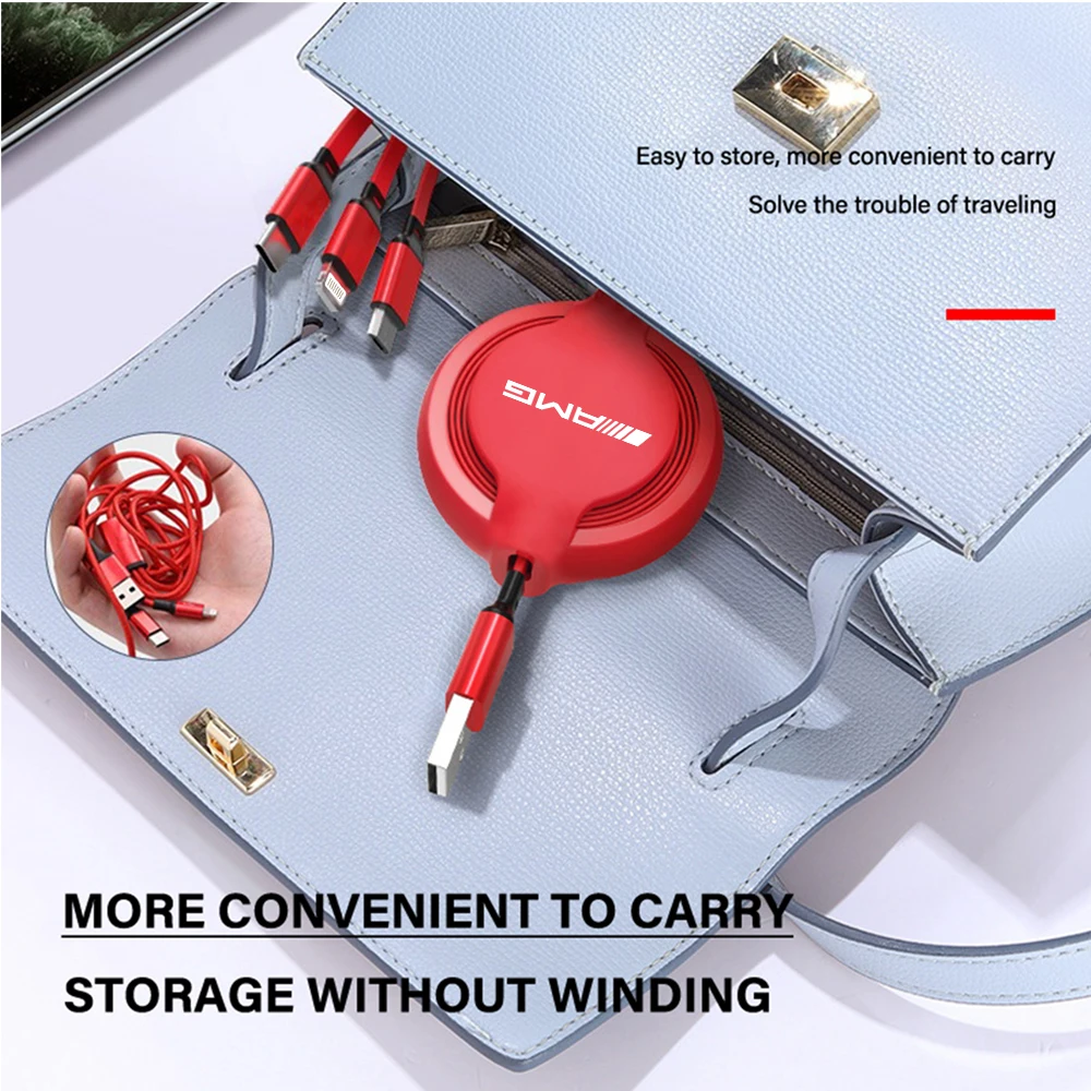 3-In-1 Data Cable Scalable Phone Fast Charging Charger For AMG Logo For Benz W204 W213 W205 W211 W176 Cla Smart 451 W212 W177 8 S6225cfffc37a4b46bc711fa68f762b3dP
