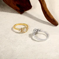 ATTAGEMS Luxury Moissanite Rings Oval Cut 925 Sterling Silver Ring Women Bow Design For Engagement Wedding FineJewelry Certified 4