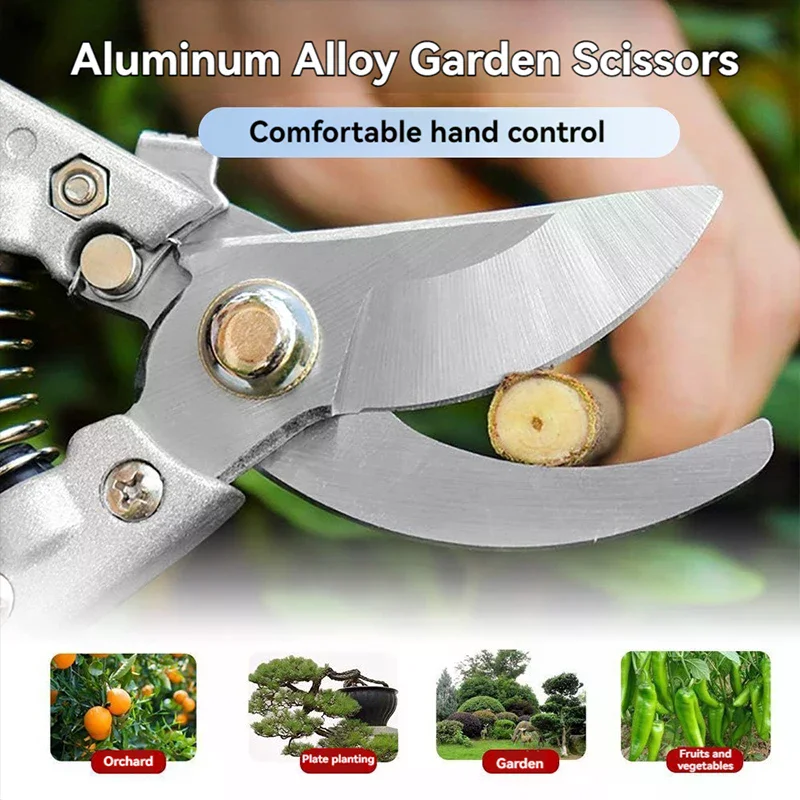 SK5 Gardening Pruning Shears – High Carbon Steel Cutter For Branches And Plants