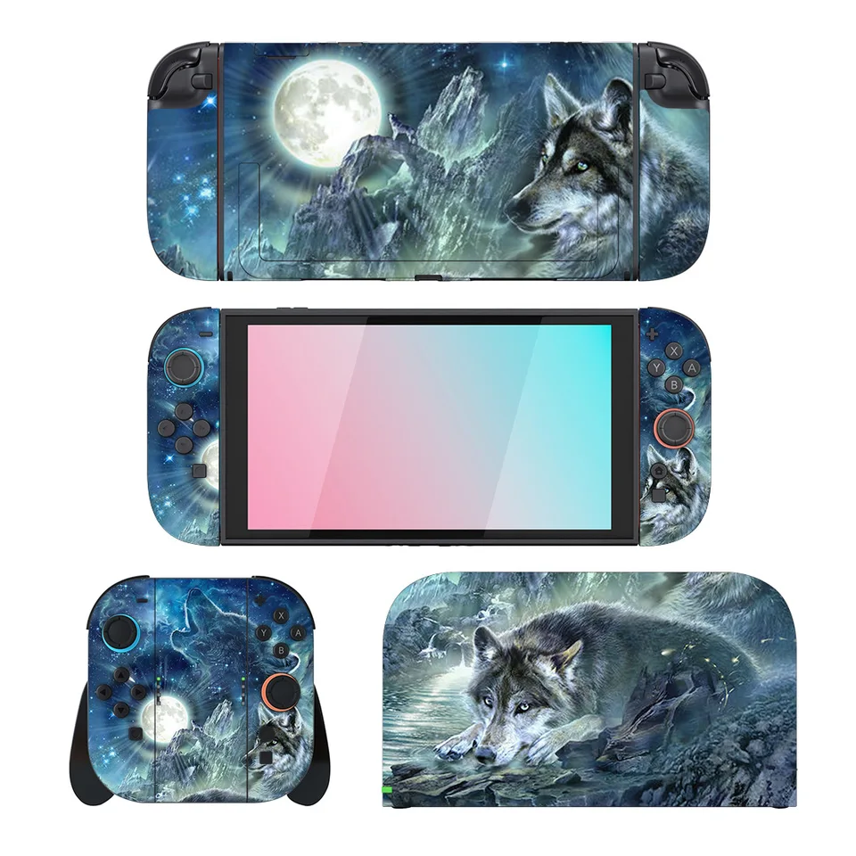 Full Wrap Skin Für Switch 2 - Vinyl Aufkleber Galaxy Design Blau