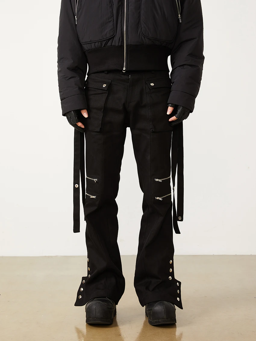 

2022 New Men Women Clothing Niche Original Design Straight BANDAGE Casual Pants Lovers Trousers Plus Size Costumes 27-46