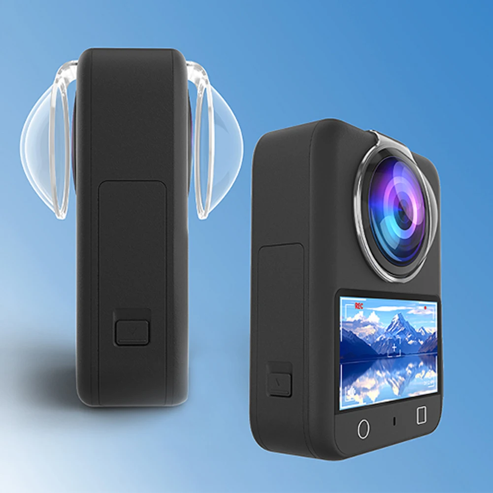 For DJI Osmo 360 Camera PC Lens Guard Anti-Collision Camera Protective Cover Seamless Plastic Lens Cover Lens Protect Sleeve