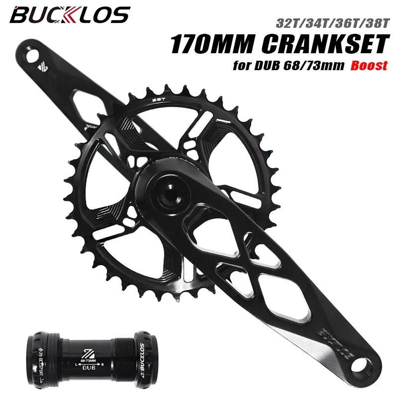 Bike Fit Crank Length Height BUCKLOS Mountain Bike Crankset Enduro