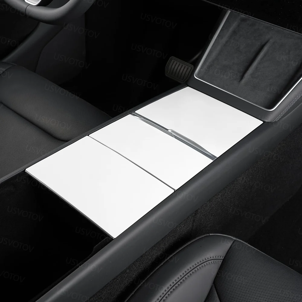 Per Tesla Model 3 Y YL 2025 2026: Rivestimento per Console Centrale, Copertura Protettiva per Pannello di Controllo Centrale, Accessori con Adsorbimento Elettrostatico - Image 6